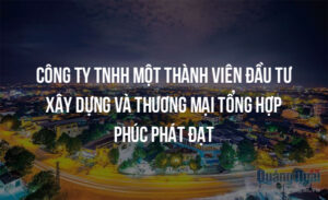 cong ty tnhh mot thanh vien dau tu xay dung va thuong mai tong hop phuc phat dat 12033