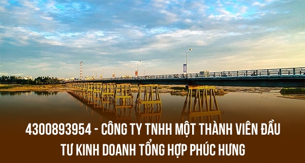 4300893954 – CÔNG TY TNHH MỘT THÀNH VIÊN ĐẦU TƯ KINH DOANH TỔNG HỢP PHÚC HƯNG