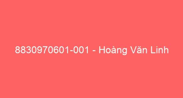 8830970601-001 – Hoàng Văn Linh